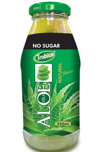 Trobico aloe vera natural flavor glass bottle 250ml